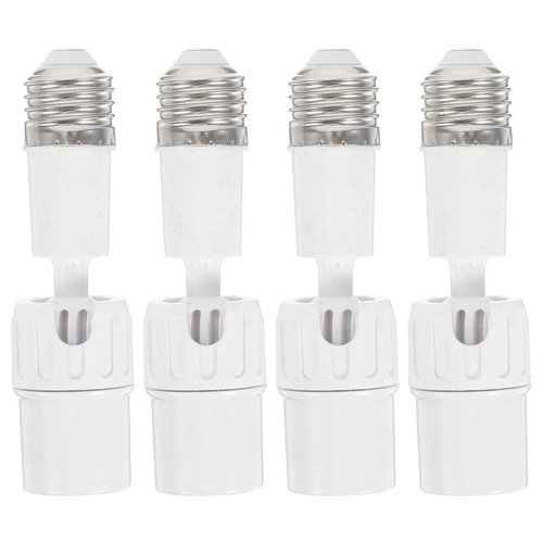 4 Pcs Light Socket Extender Bulb Converter Outlet Adapter Extenders - Picture 6 of 12