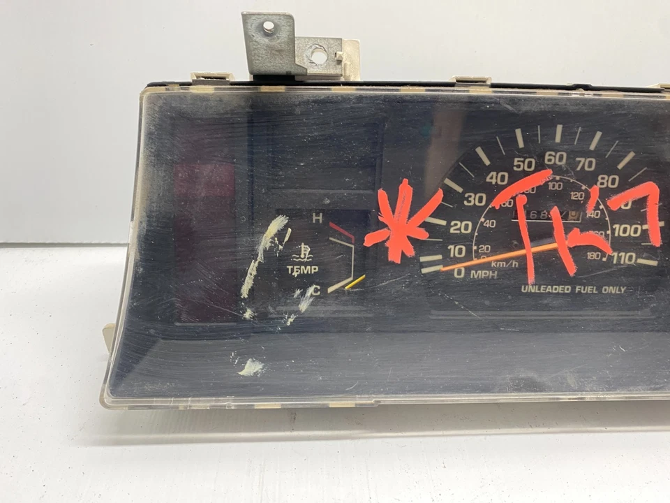 Toyota Pickup 1985-1986 2,4 L cuadro de instrumentos velocímetro MPH OEM, 257-58322 Foto 2 de 4