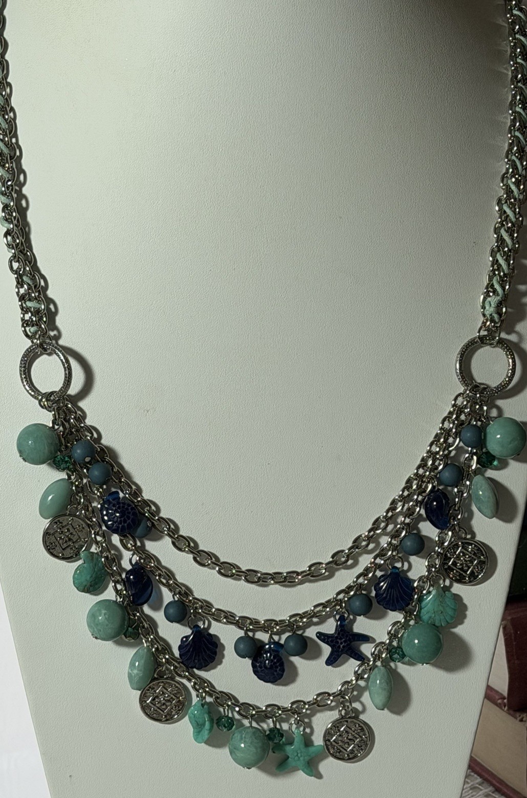 Multi-Strand Boho-Style Statement Necklace & Earr… - image 7