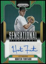 2025 Panini Prizm #SS-HF Hunter Furtado Sensational Signatures Green Prizms