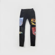 Amiri Playboy Jeans, Distressed Black  (Size 32