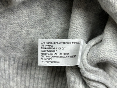 Women's Crewneck Pullover Sweater - A New Day Cream Size Large
