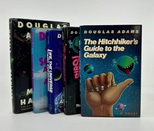 Product Image: The Hitchhiker's Guide to the Galaxy By Douglas Adams Signed First Edition Set