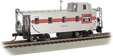 Bachmann Offset Cupola Caboose Burlington 13530 - HO Scale Model Train Freight