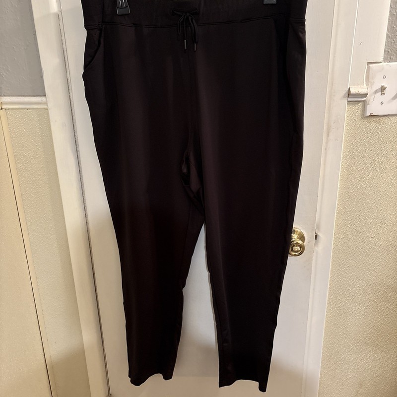32 Degrees Cool Women's Black Drawstring Pants Size XX-Large