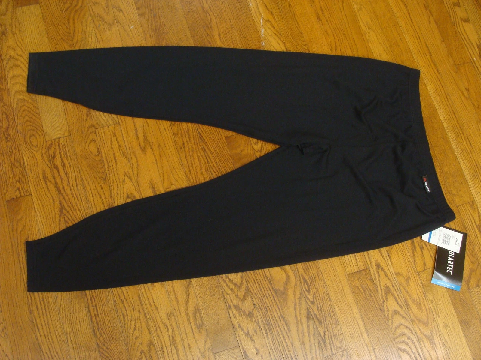 Polartec New Womens Black Stretch Base Layer Scent Eliminator Med Wght Pants XL