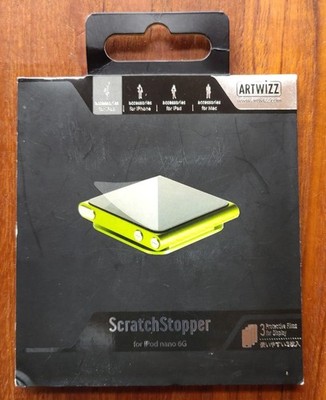 Scratch Stopper for iPod nano 6G, 3 protective Films for display