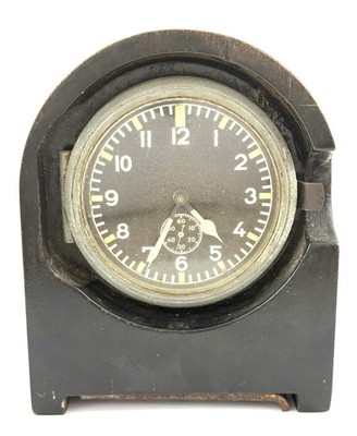 WW2 German Wehrmacht Kienzle Radio Communications 8 Day Clock 1944