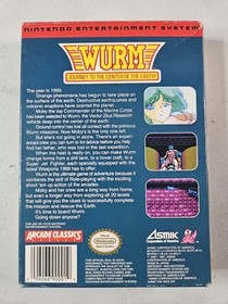 Wurm: Journey to the Center of the Earth (Nintendo NES, 1991) CIB Complete