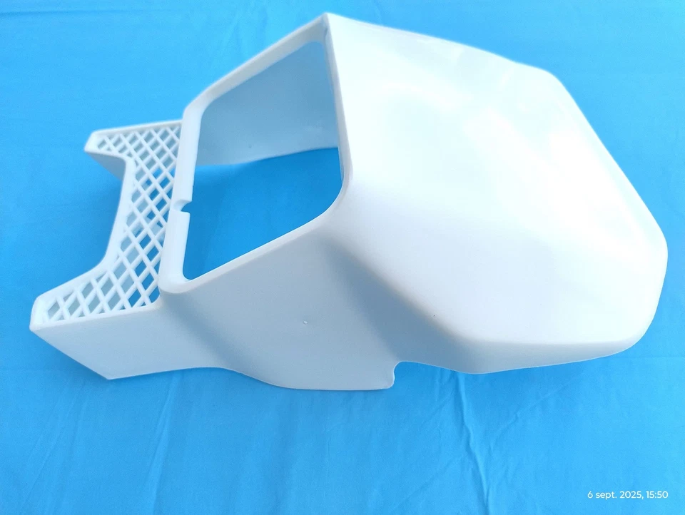 Tête de fourche blanche Yamaha XT 600 Ténéré 1VJ - 2KF / 125 DTR 200 DTR - DTRE - Photo 3/4