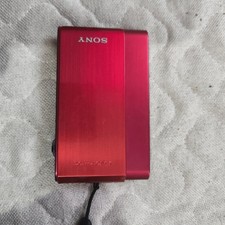 Red Sony Cyber Shot DSC-T900 Digital Camera 4x Optical Zoom 12.1MP Test Working