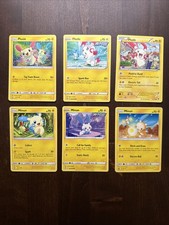 Plusle and Minun Pokemon Card Lot of 6 from Multiple Sets