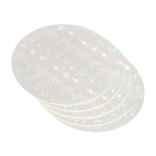 100pcs 70mm/2.8in Screen Protector Film for 2.3in Badges, Star Style