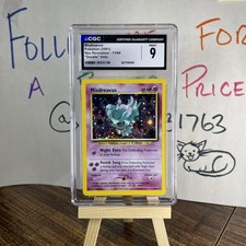 💎 Misdreavus , “DOUBLE” HOLO Error, CGC 9 Clean  Neo Revelation 11/64 💎 on eBay