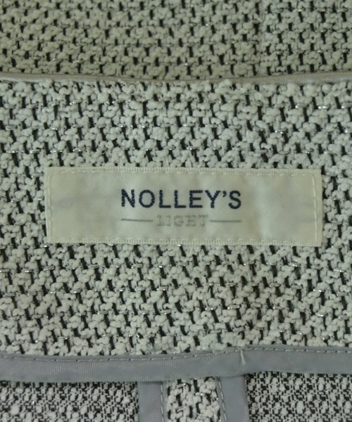 NOLLEY'S Light Collarless Jackets GrayxWhitexBlac… - image 3