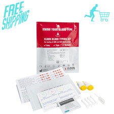 Eldoncard INC Blood Type Test - Find Out if You are A, B, O, AB RH- Results in
