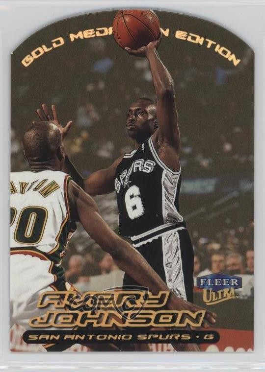 1999-00 Fleer Ultra Gold Medallion Edition Avery Johnson #77G 1w6