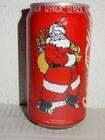 1980's COCA COLA CHRISTMAS SANTA  12 Pack Can from U.S.A. (355ml)