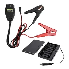 OBD II Vehicle ECU Emergency Power Supply Cable 12V Car Memory Saver with 2 E60