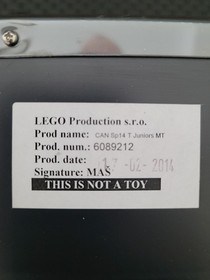 LEGO Juniors 10673 Store Display Tube From 2014, 70cm (27.5") Long, VERY RARE 