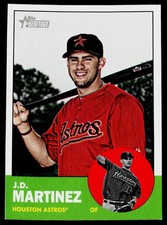 2012 Topps Heritage Set-Break #262 J.D. Martinez, Near Mint or Better , (HUCK'S)