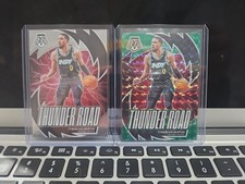 TYRESE HALIBURTON 2023-24 Panini Mosaic - Thunder Road Mosaic Prizm (Both Cards)