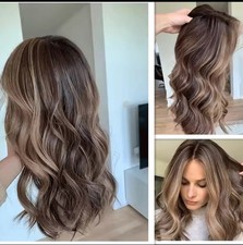 Reines Haar, Damen-Perücke, 100 % Echthaar-P...