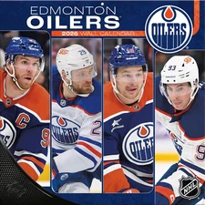 Turner Licensing,  NHL Edmonton Oilers 2026 Wall Calendar, 12'' X 12'', 12-Month