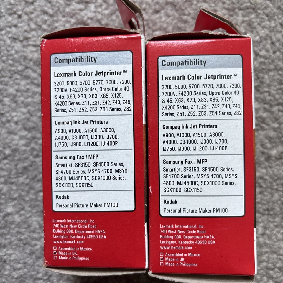 2x LEXMARK 70 BLACK INK CARTRIDGE NEW - Image 2 of 4