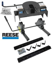 Reese 20K 5th Fifth Wheel Hitch & Rail Kit Slider For 75-16 Ford F250 F350 F450