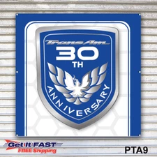 Pontiac Trans Am 30th Anniversary Banner Sign Wall Art