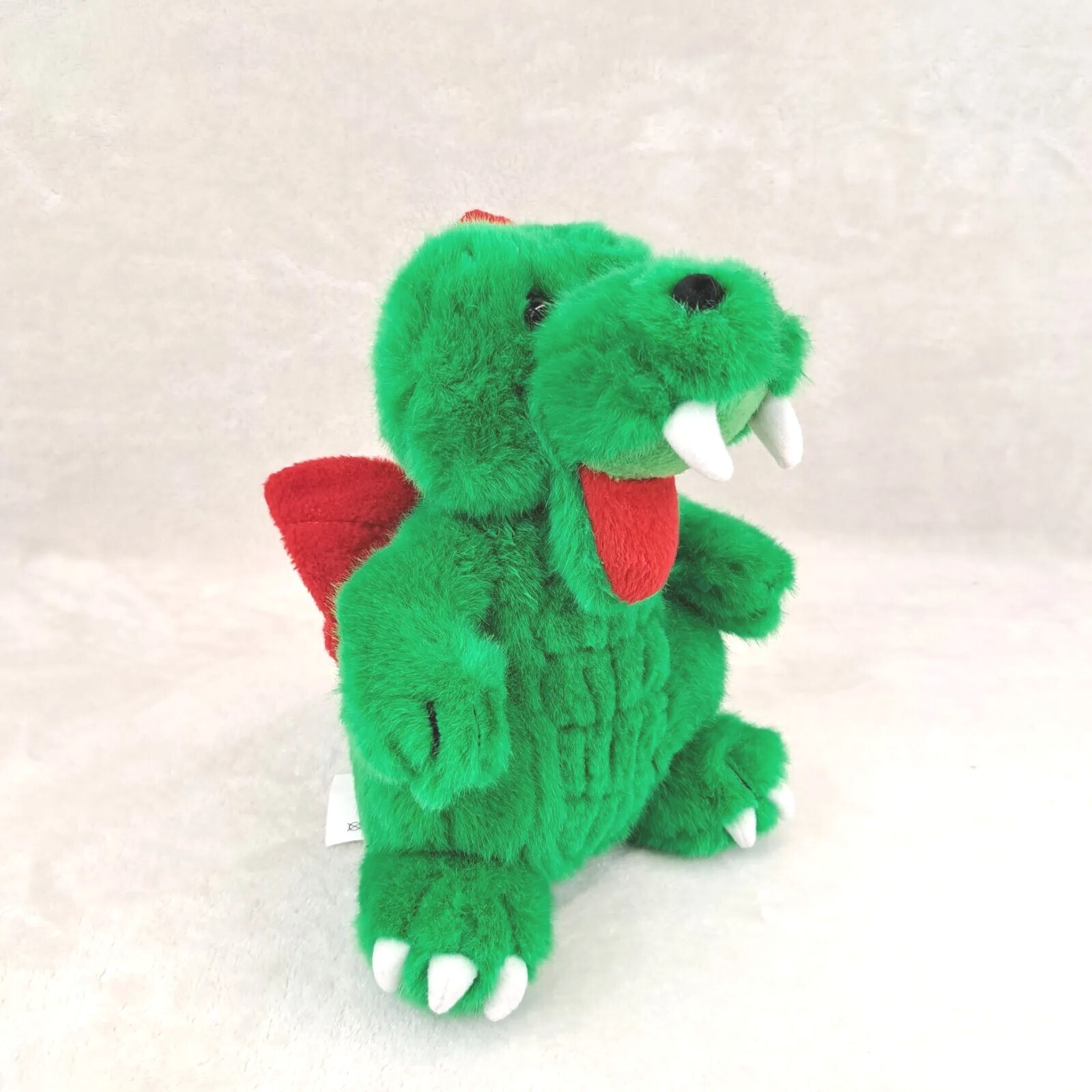 Lego Legoland Ollie Dragon 9" Plush 2004 Green Red Wings Stuffed Animal