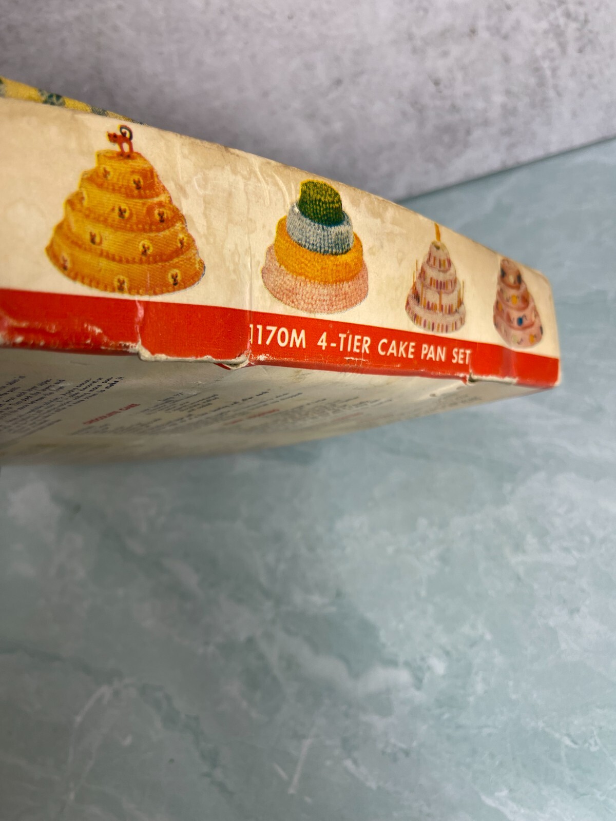 Vintage Mirro 4-tier round Cake Pan Set aluminum Party holiday READ