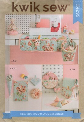 Kwik Schnittmuster 4295 Nähzimmer Zubehör, Koffer Organizer Caddy Bezug Neu