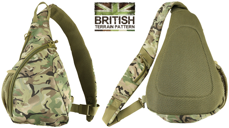 Army Combat Military BTP Rucksack Travel Cadet Sling Shoulder Day Bag Pack  12L