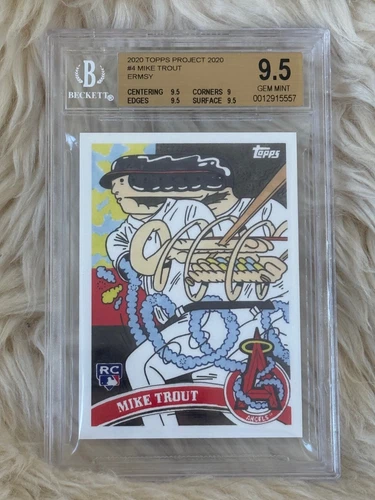 Topps Project 2020 - Mike Trout - Ermsy - #4 - BGS 9.5 - Angels