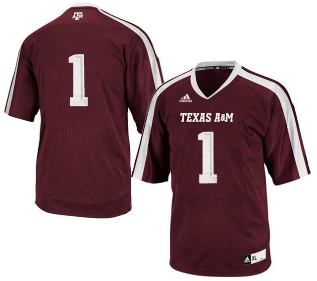 NWT Adidas NCAA Texas A&M Aggies 1 YOUTH Premier Football Jersey eBay