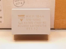 4 Vishay MKP1844 510-4000 1uF 400VAC 10% Polypropylene Box Capacitors