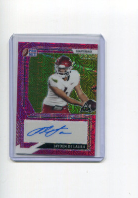 2022 Leaf Pro Set Pink Mojo Autographs Jayden De Laura Rookie Auto 5/10