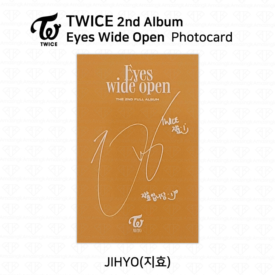 twice ジヒョ eyes wide open 店舗特典 コンプリート TWICE Eyes Wide Open ジヒョ トレカ - メルカリ