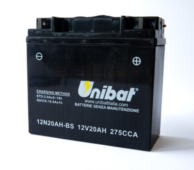 MOTO GUZZI 400GTS GTS 400 MAINTENANCE FREE BATTERY REPLACEMENT *51913 UNIBAT