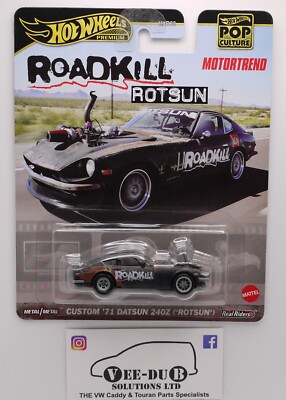 Hot Wheels Custom '71 Datsun 240Z Rotsun Roadkill Premium Pop Culture HKC37 NEU!