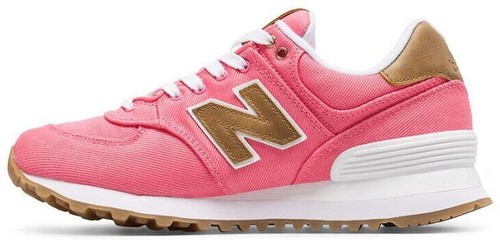 New Balance 574 Pink Beewax - WL574CDA | eBay