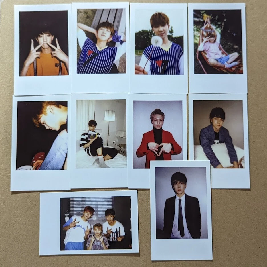 Seventeen The8 Vernon Wonwoo 2016 SHINING DIAMOND Concert Photo Card Set A & B