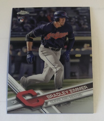 Bradley Zimmer #HMT7 2017 Topps Chrome Update card