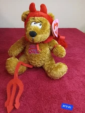 New Little Cute Devil Brown 8” Bear in Red Costume