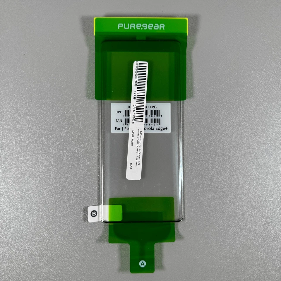 Pure Gear Screen Protectors for Motorola Edge+ 2020 - 3x HD Clear Glass | 6.7" - Image 3 of 4