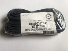 Sunlite Bicycle Tube 700x18-23 (27x1) Presta Valve 48mm (Threaded)