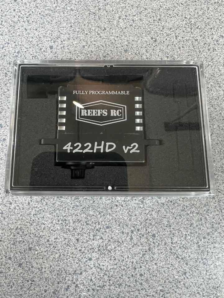Reefs RC 422HDV2 High Torque Titanium Gear Digital Servo HV REEFS65 Neu!!
