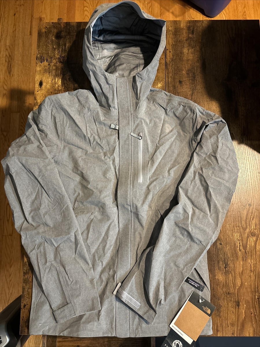 NWT North Face XS Mens Jacket Future Light Dryzzle Heather Gray